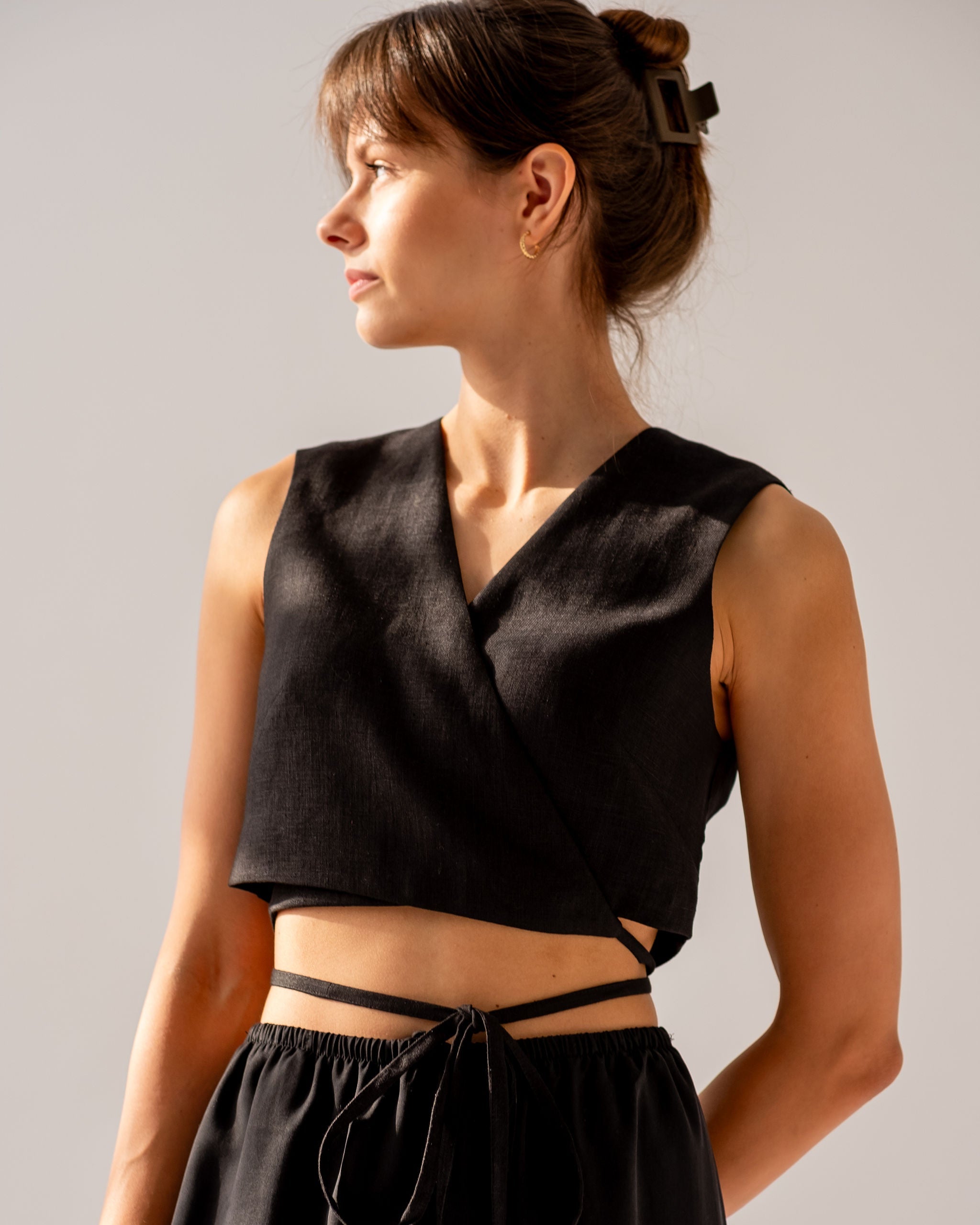 Linane Vest Top Rosa