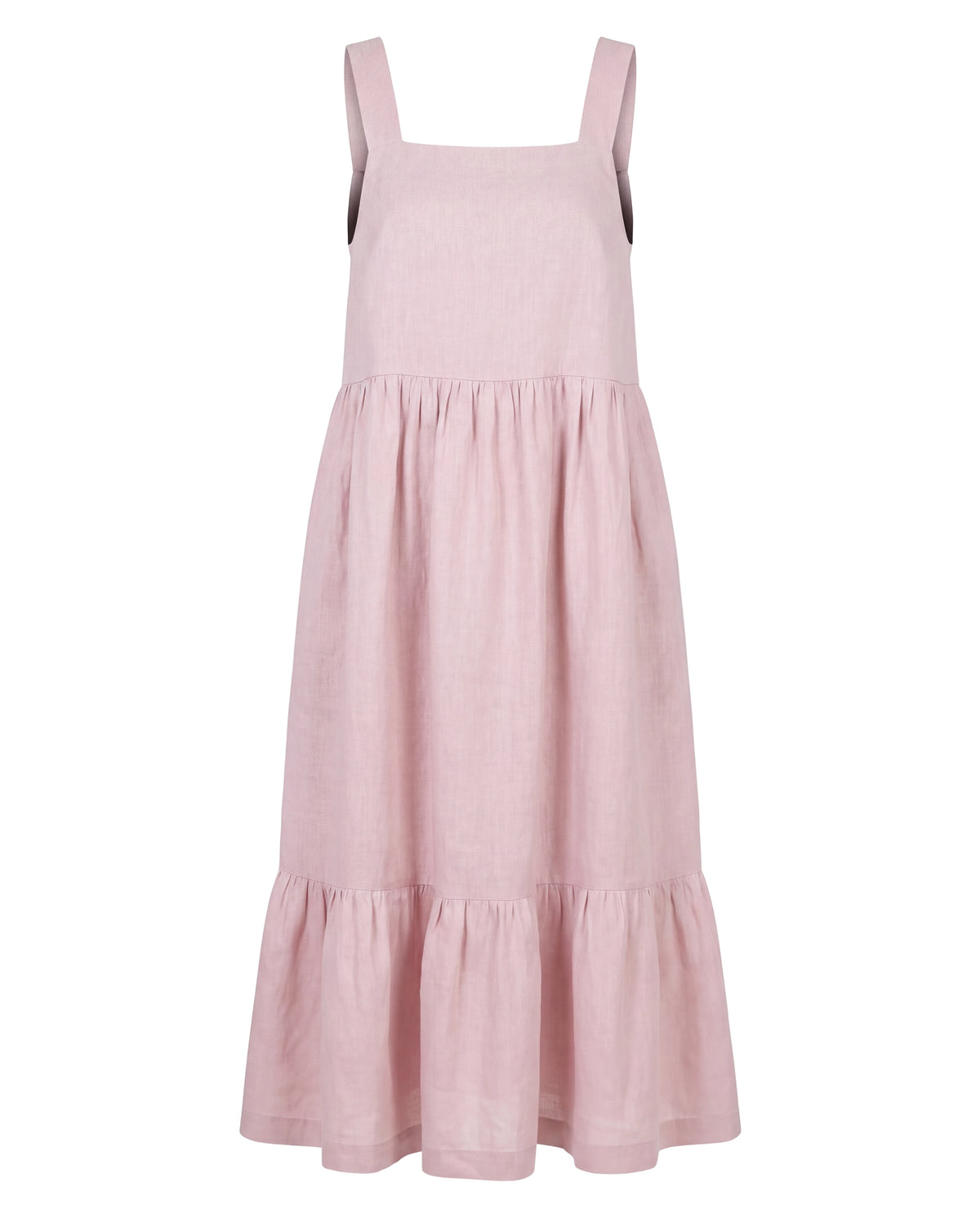 linane kleit helen Pastel Pink mannekeen eestvaade